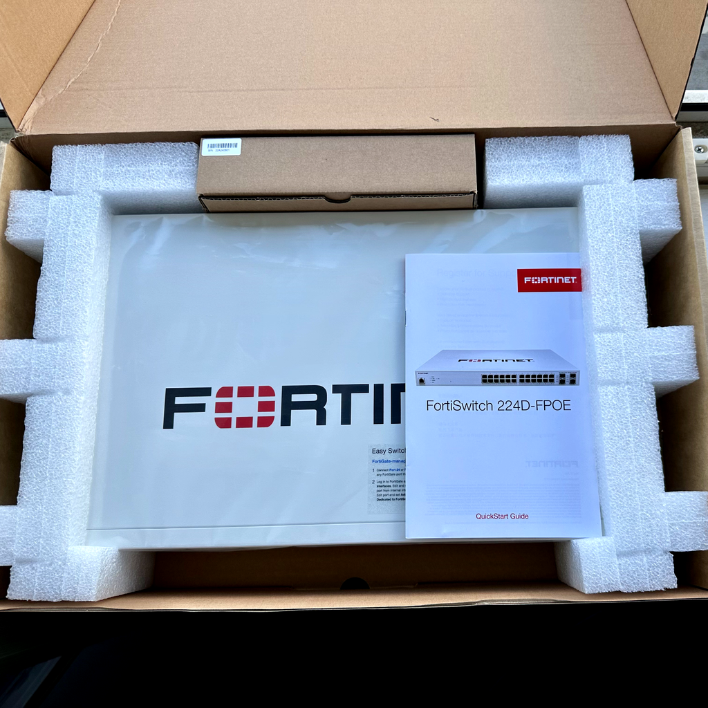 Fortinet FortiSwitch FS-224D-FPOE Layer 2/3 switch PoE+ 370W 24x GE Port SFP+ - 1