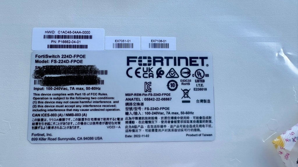 Fortinet FortiSwitch FS-224D-FPOE Layer 2/3 switch PoE+ 370W 24x GE Port SFP+ - 3