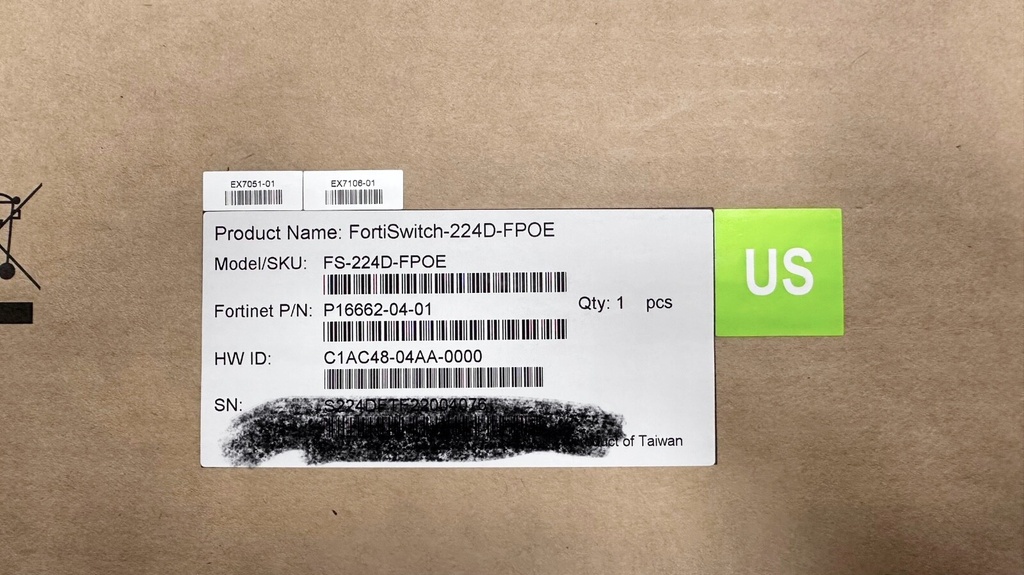 Fortinet FortiSwitch FS-224D-FPOE Layer 2/3 switch PoE+ 370W 24x GE Port SFP+ - 4
