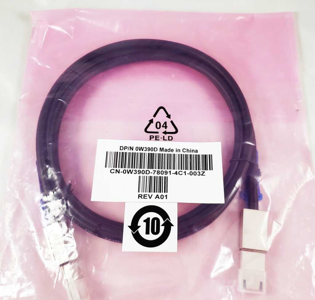 Dell 2M/6FT Mini SAS to Mini SAS Cable W390D - 2