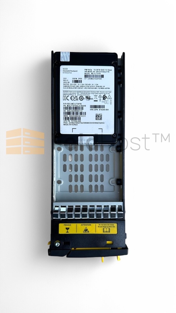 P9M60B HPE 3PAR 8000 15.36TB SAS SFF (2.5IN) FIPS Encrypted SSD - 1