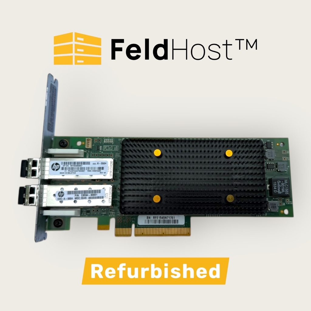 HPE 3PAR 8000 2-Port 10Gb iSCSI/FCoE converged network adapter - 1