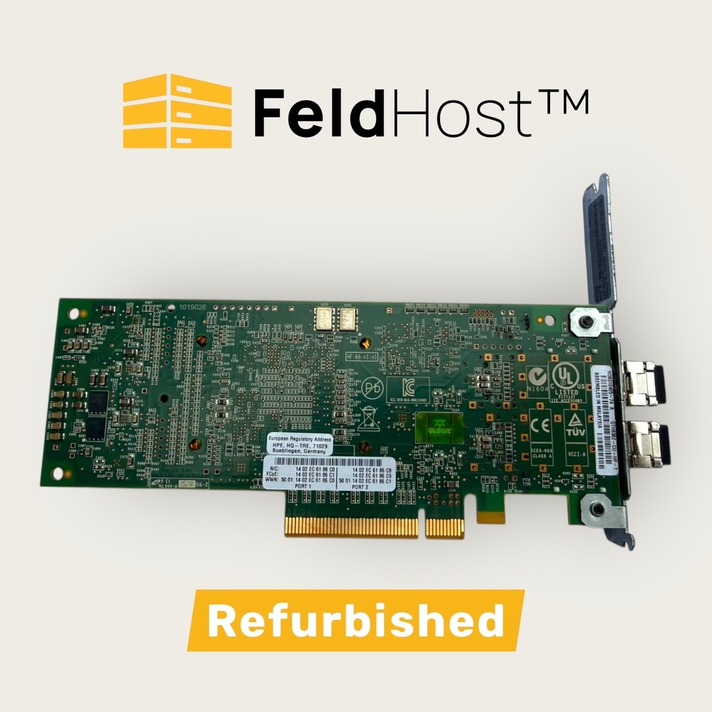 HPE 3PAR 8000 2-Port 10Gb iSCSI/FCoE converged network adapter - 2