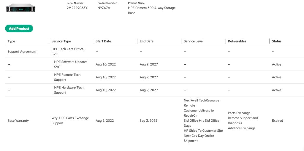 HPE Primera A650 2-node Controller - 10