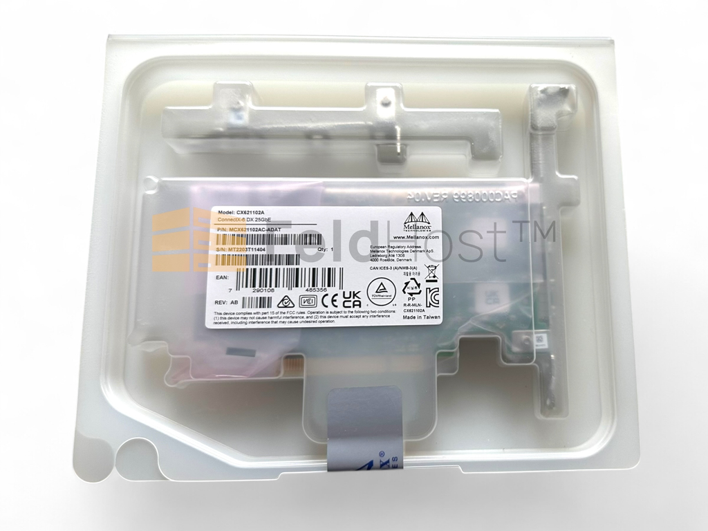 [MCX621102AC-ADAT] Mellanox ConnectX-6 DX 2-Port SFP28 25GbE Network Adapter CX621102A