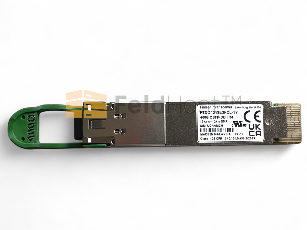 [FTCD4313E3PCL-1Y] Finisar FTCD4313E3PCL-1Y 400G QSFP-DD FR4 13xx nm 2km SMF