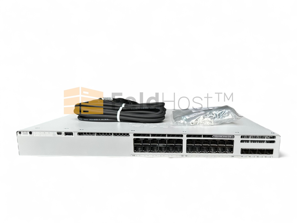 Cisco Catalyst 9300 24-port copper with 4x10GbE uplink, PoE+, Network Advantage, DNA Advantage till 06/2026 C9300L-24P-4X-A