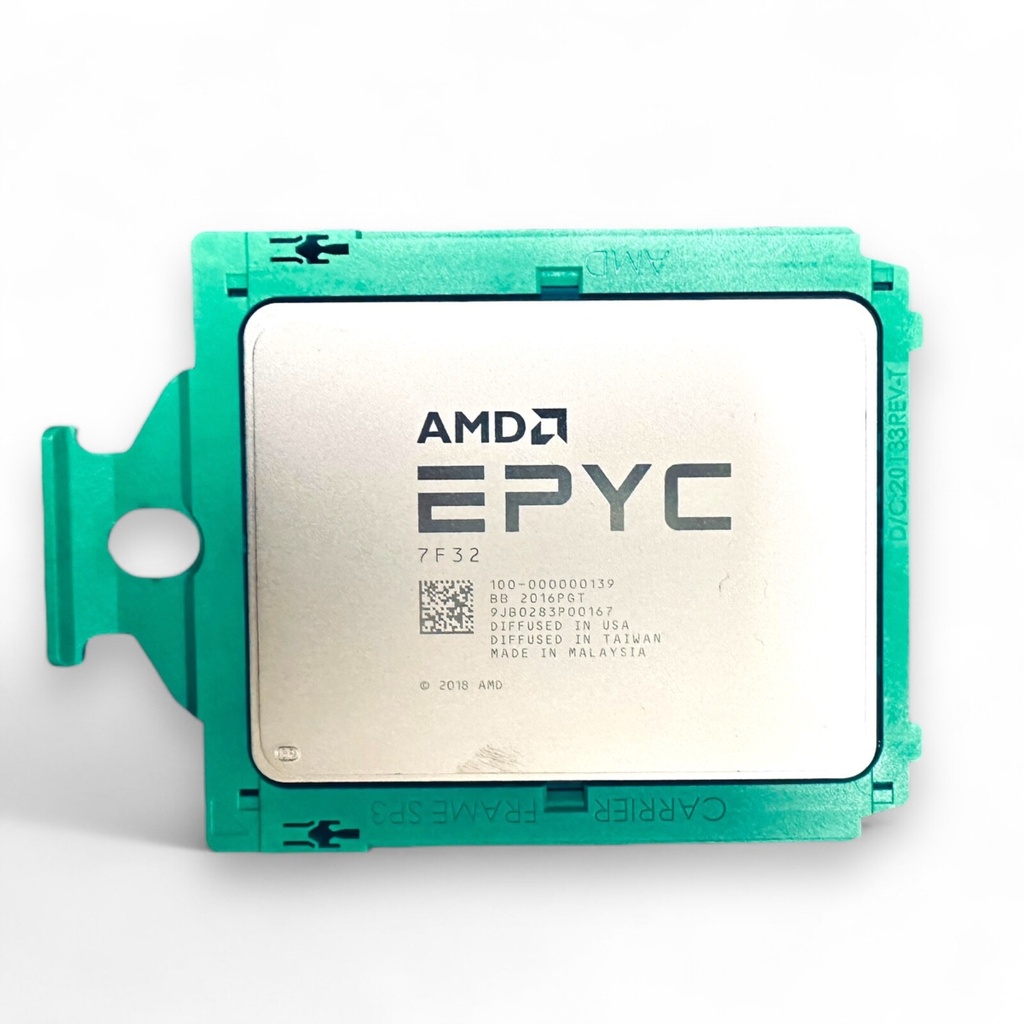 [100-00000139] AMD EPYC 7F32 8C Server Processor 8x 3,70 GHz 128MB Cache FCLGA-4094 SP3 CPU 100-00000139 no lock