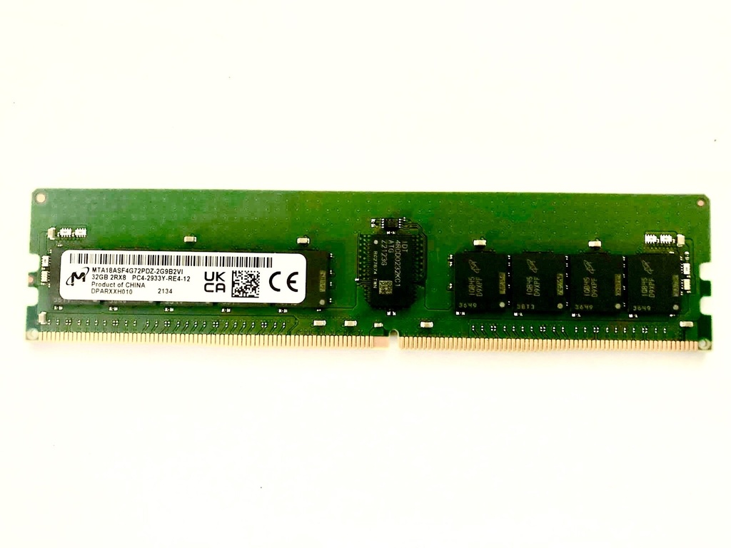[MTA18ASF4G72PDZ-2G9B2] Micron MTA18ASF4G72PDZ-2G9B2 - 32GB 2RX8 PC4-2933Y-RE4-12 Memory