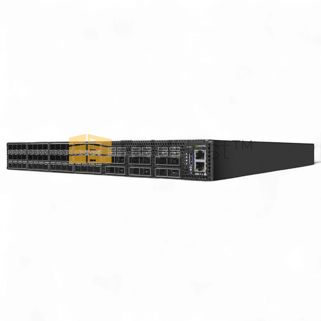 NVIDIA Spectrum-2 based 25GbE/100GbE 1U Open Ethernet switch with Cumulus Linux, 48 SFP28 ports and 12 QSFP28 ports, 2 power supplies (AC), x86 CPU, standard depth, P2C airflow, Rail Kit, 920-9N213-00F7-0C0 MSN3420-CB2FC