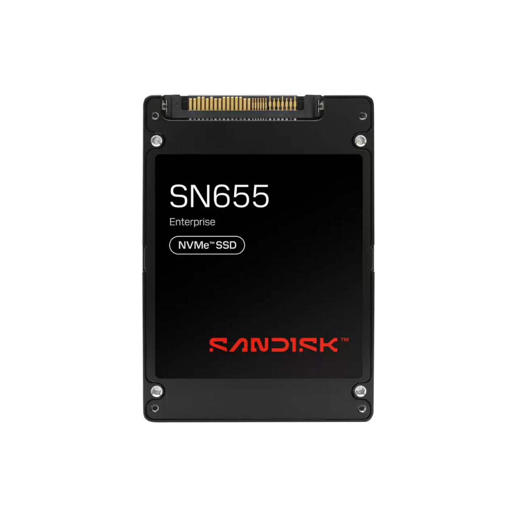 SANDISK SN655 NVMe SSD - 3.84TB U.3 PCIe Gen4 TCG Ruby