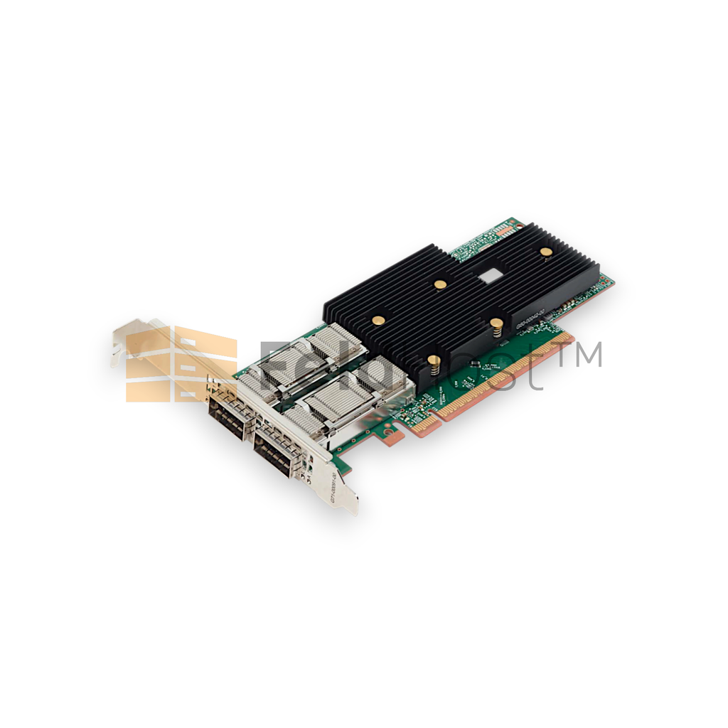 [BCM957608-P2200GQF00] Broadcom Dual-Port 200 Gb/s QSFP PCI Express 5.0 x16 Ethernet Network Interface Card
