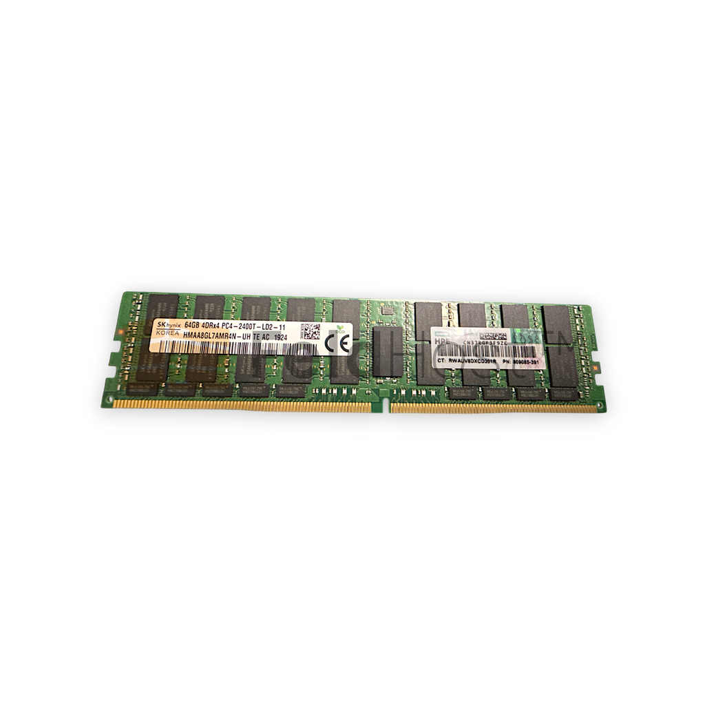 HPE 64GB 4DRX4 PC4-2400T-L LRDIMM SDRAM DDR4 ECC REG HMAA8GL7AMR4N-UH