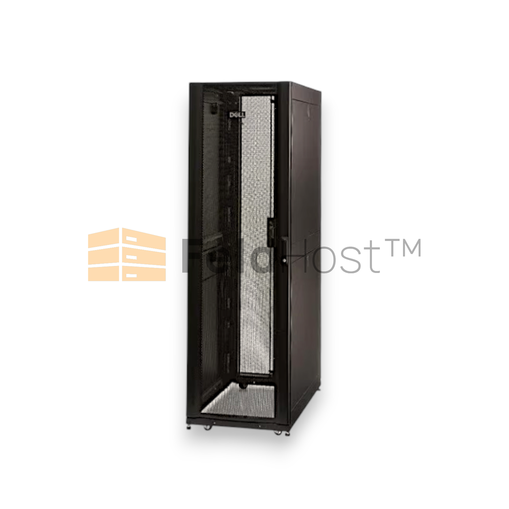 Dell AR3300X717 NetShelter SX 42U Deep Rack - 600mm wide x 1200mm - Black w/ Sides & Doors