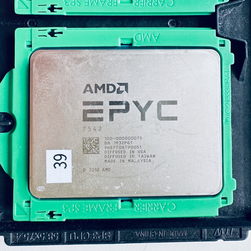 [100-000000075] AMD EPYC 7542 32-Cores 2.90-3.40GHz 128MB SP3 225W CPU processor no lock 100-000000075