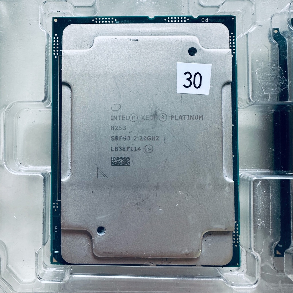 [SRF93] Intel Xeon Platinum 8253 SRF93 16-Core 2.20GHz-3.00GHz 125W LGA3647 CPU