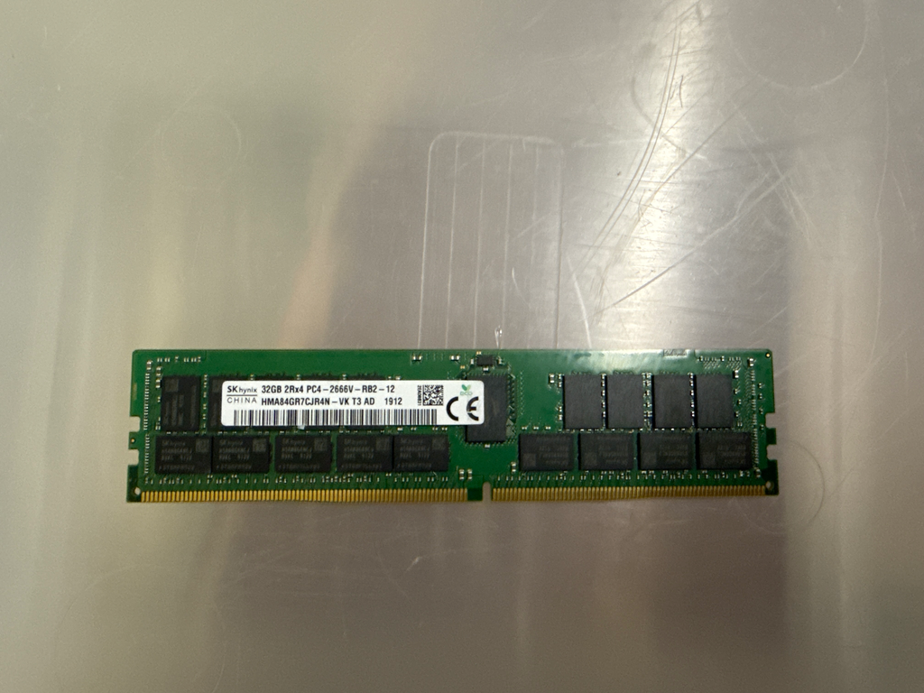 SK Hynix 32GB 2Rx4 PC4-2666V-RB2-12 HMA84GR7CJR4N-VK