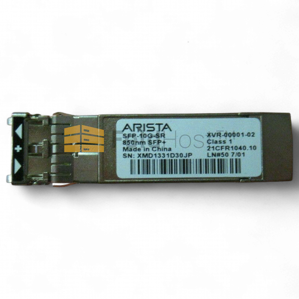 [SFP-10G-SR] Arista Networks SFP-10G-SR 10Gb SFP+ SR Optical Transceiver MMF 850nm 300m