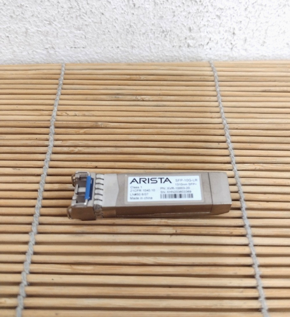 [SFP-10G-LR] Arista Networks SFP-10G-LR 10Gb SFP+ Optical Transceiver Module SMF LC