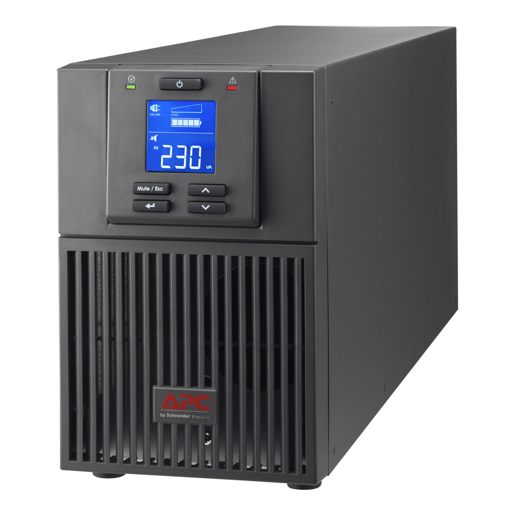 [SRVPM1KIL] APC Easy UPS On-Line, 1000VA/800W, Tower, 230V, 3x IEC C13 outlets, Intelligent Card Slot, LCD, Extended runtime, No Battery