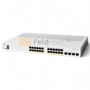 Cisco C1300-24P-4X 24-port Gigabit PoE+ Stackable Managed Switch with 10G Uplinks, 24× 10/100/1000 RJ-45, 4× 10GbE SFP+, Managed