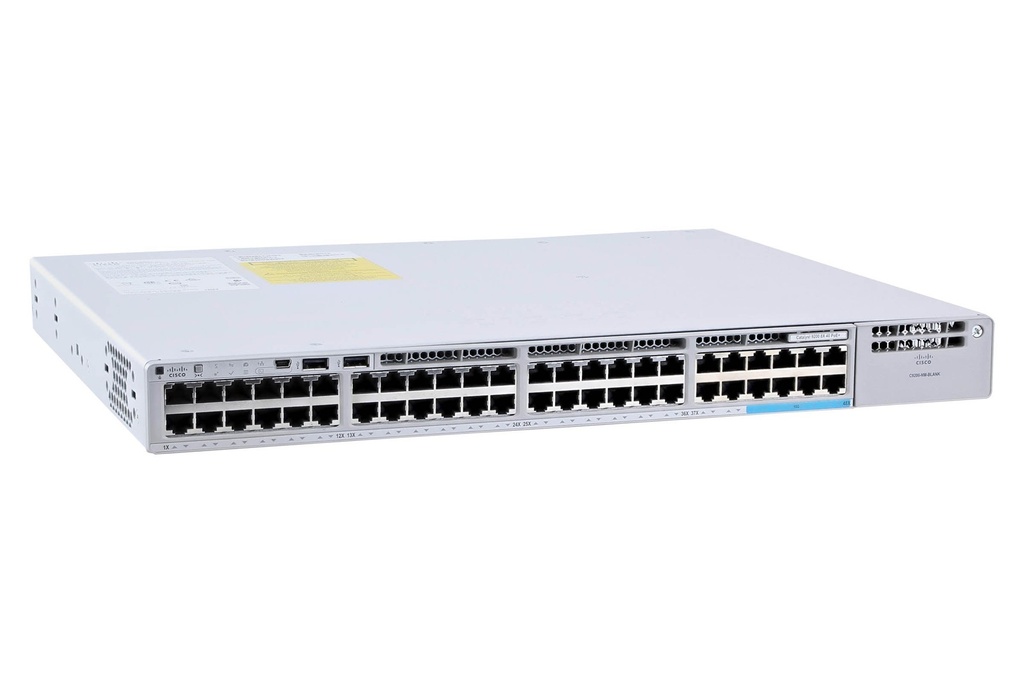 [C9200-48PXG-E] Cisco C9200-48PXG-E Switch, 48 ports full PoE+ (8 mGig ports up to 10G, 40 ports up to 1G) Managed, 740W Power Budget, 1x 1000W PSU