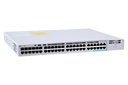 Cisco C9200-48PXG-E Switch, 48 ports full PoE+ (8 mGig ports up to 10G, 40 ports up to 1G) Managed, 740W Power Budget, 1x 1000W PSU