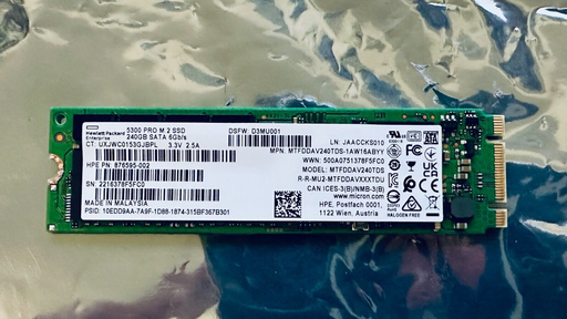 HPE 3PAR StoreServ 8000 Node Boot Drive alt 809813-001