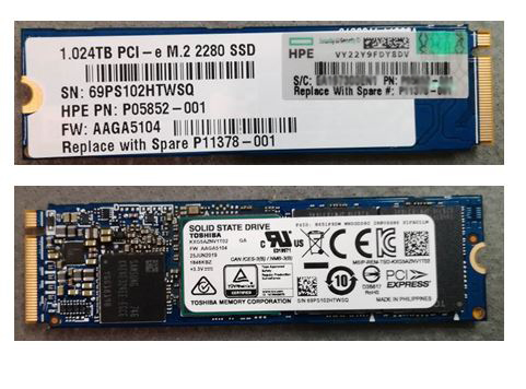 [P11378-001] HPE SPS-BOOT DR 1024GB NVMe 80mm PRIMERA 600